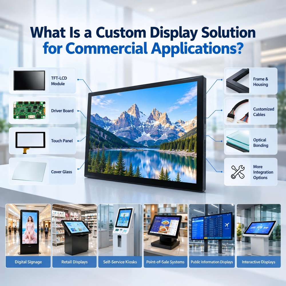 What Is a Custom Display Solution for Commercial Applications?
