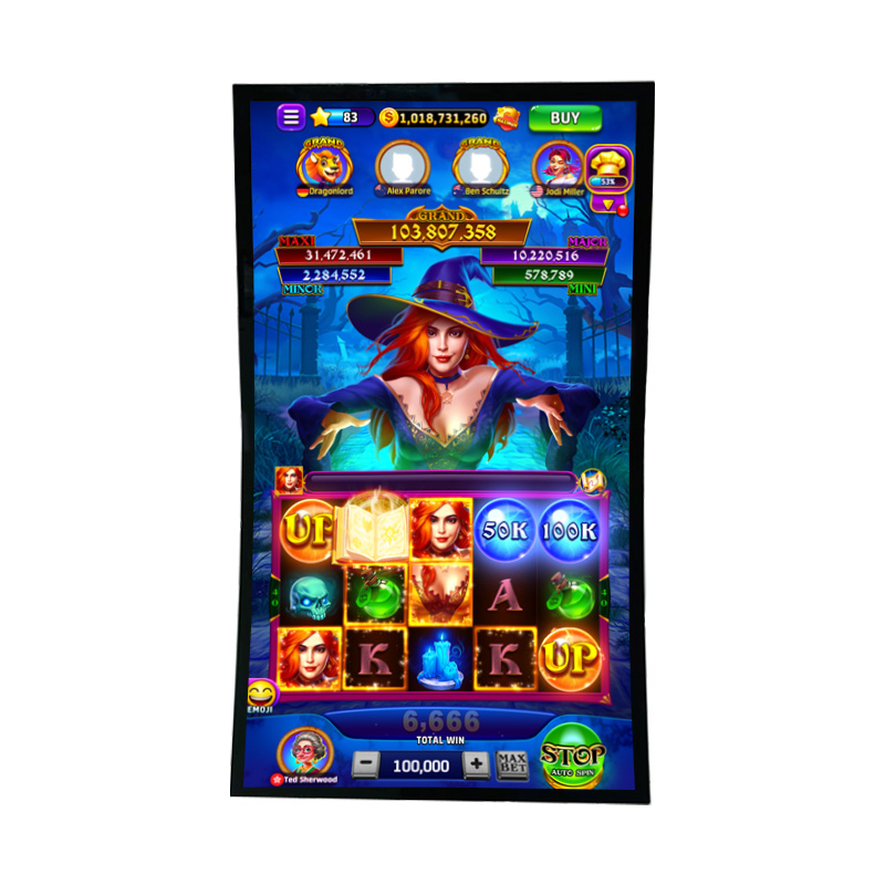 43 inch 3840x2160 51PIN V-by-One J Shape Curved LCD Display