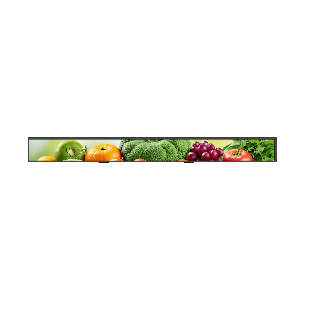 23.1 Inch Bar LCD for Supermarket | High Brightness Stretched Display for Retail Shelving
