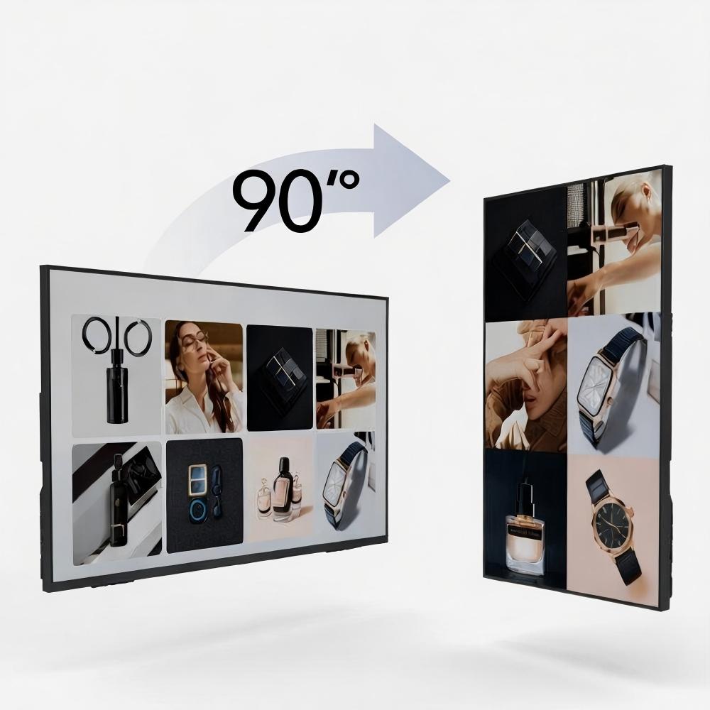 How to Rotate a Commercial Display to Portrait Mode