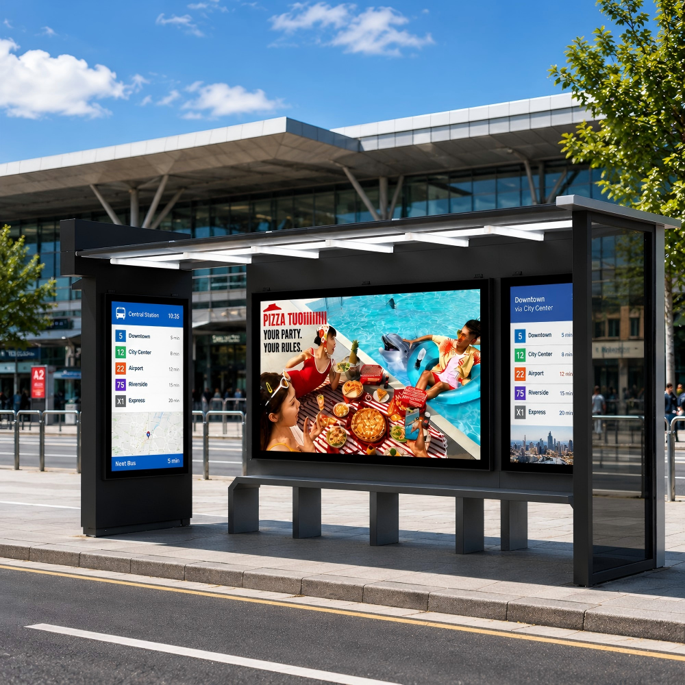 Why do outdoor digital signage darken under direct sunlight? How can this problem be solved?
